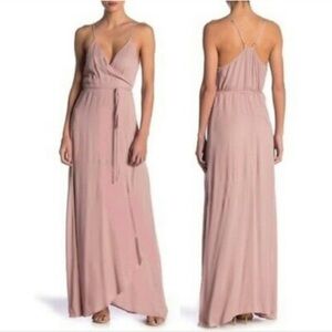 Young, Fabulous, & Broke Lorelei Maxi Wrap Dress Purple | Size M